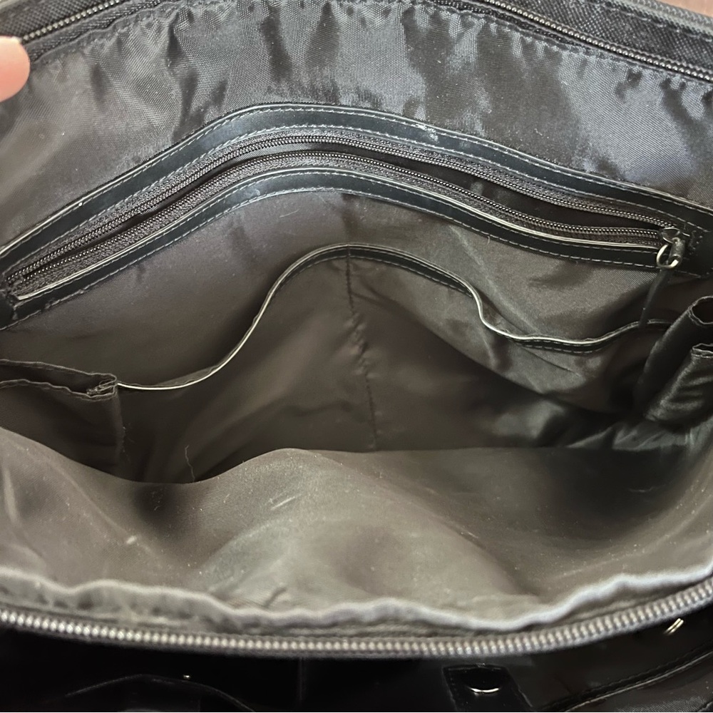 Francesco Biasia black nylon lap top work bag - Picture 13 of 14
